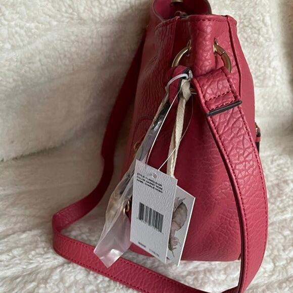 Brand New Jessica Simpson Rose Hobo Soft Vegan handbag Gold Accents Beautiful - Picture 7 of 8